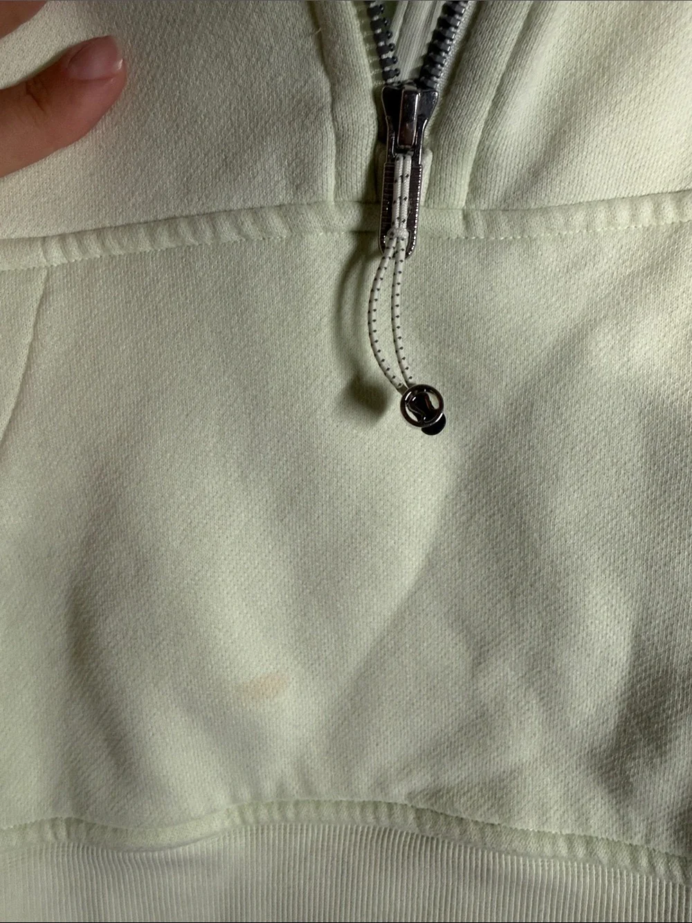 lululemon athletica Cropped Half-Zip Pullover - Mint Green